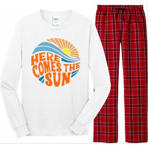 Here Comes The Sun Retro Summer Long Sleeve Pajama Set