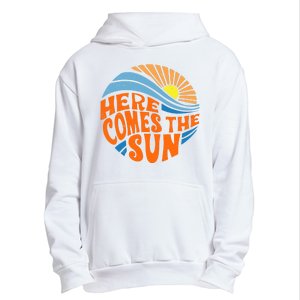 Here Comes The Sun Retro Summer Urban Pullover Hoodie