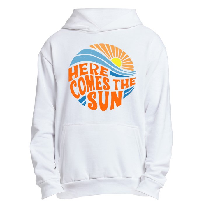 Here Comes The Sun Retro Summer Urban Pullover Hoodie