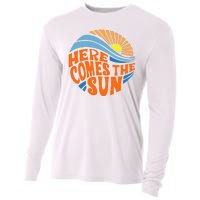 Here Comes The Sun Retro Summer Cooling Performance Long Sleeve Crew