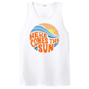 Here Comes The Sun Retro Summer PosiCharge Competitor Tank