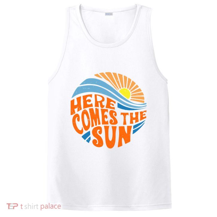 Here Comes The Sun Retro Summer PosiCharge Competitor Tank