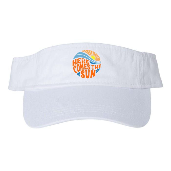 Here Comes The Sun Retro Summer Valucap Bio-Washed Visor