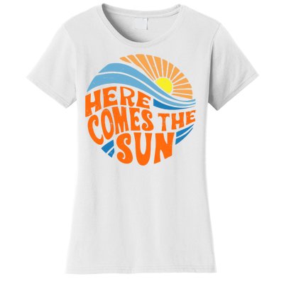 Here Comes The Sun Retro Summer Women's T-Shirt