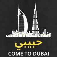 Habibi Come To Dubai Funny Quote Uae Travel 7 Panel Mesh Trucker Snapback Hat