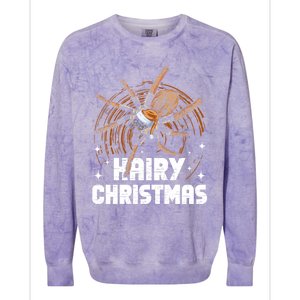 Hairy Christmas Tarantula Owner Cute Gift Colorblast Crewneck Sweatshirt