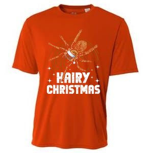 Hairy Christmas Tarantula Owner Cute Gift Cooling Performance Crew T-Shirt