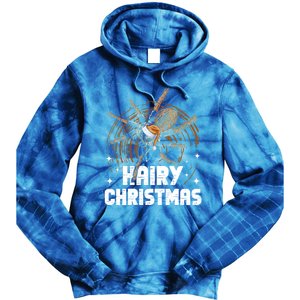 Hairy Christmas Tarantula Owner Cute Gift Tie Dye Hoodie