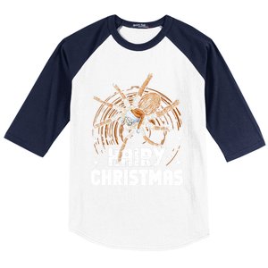 Hairy Christmas Tarantula Owner Cute Gift Baseball Sleeve Shirt