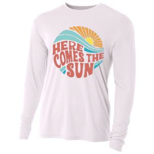 Here Comes The Sun  Baby Summer Beach Cooling Performance Long Sleeve Crew