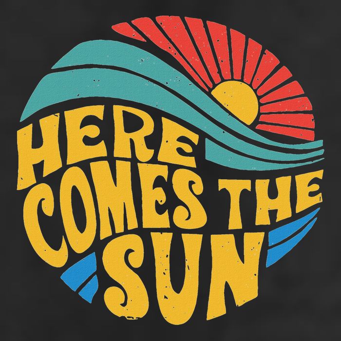 Here Comes The Sun Music Lover Graphic 11oz C Handle Ceramic Mug