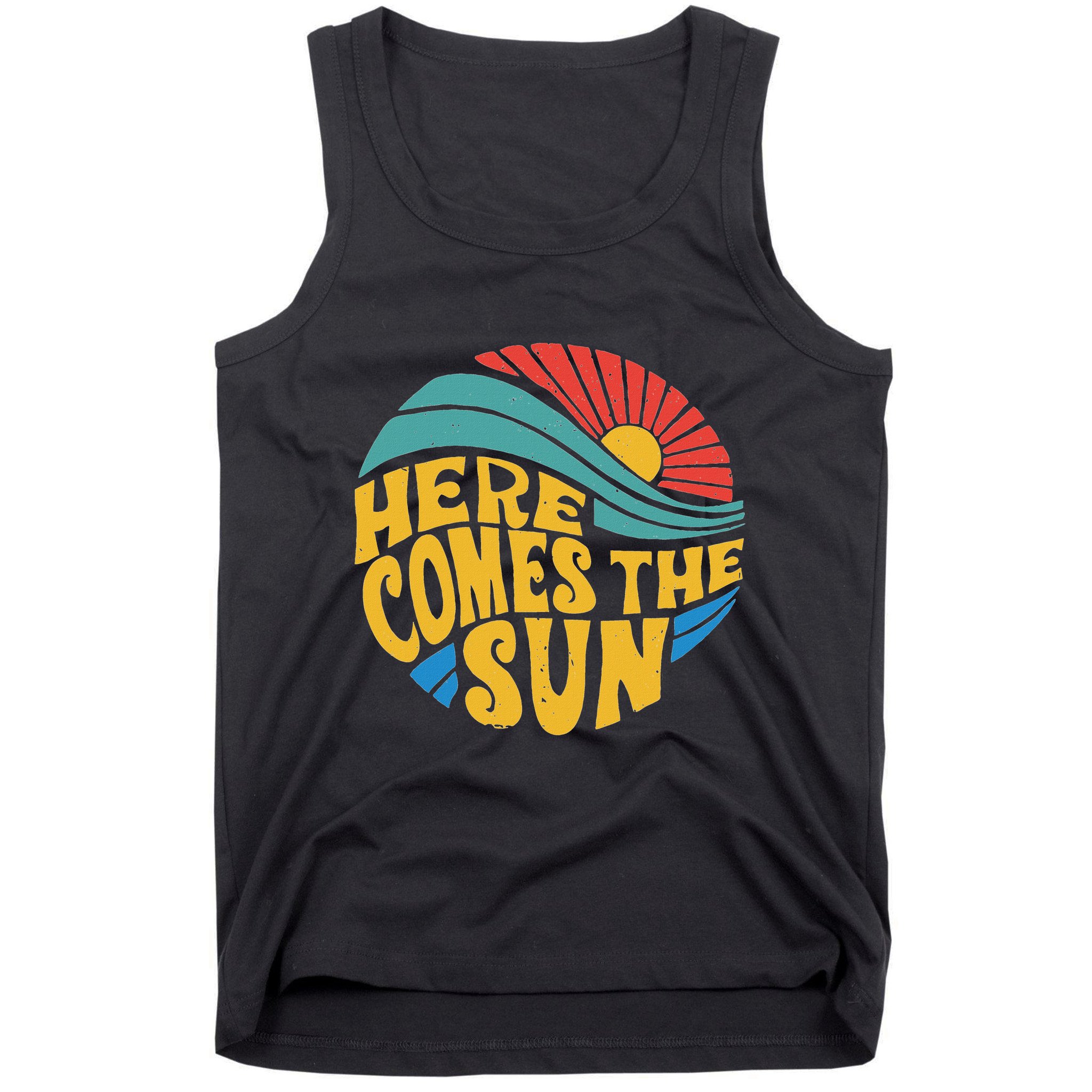 Here Comes The Sun Music Lover Graphic Tank Top