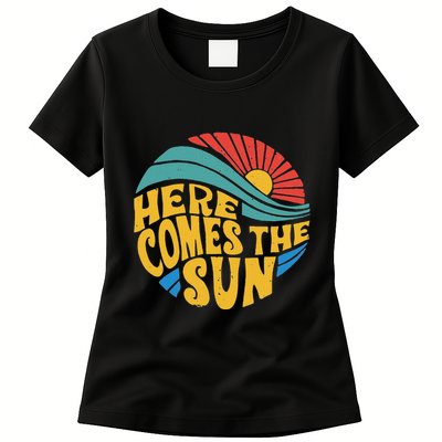 Here Comes The Sun Music Lover Graphic Womens T-Shirt