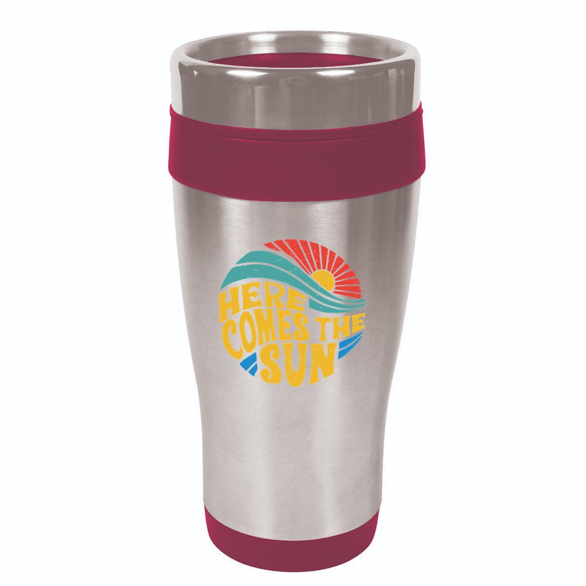 Here Comes The Sun Music Lover Graphic 16oz Travel Tumbler