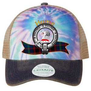 Hume Clan Tartan Crest Motto V Neck Legacy Tie Dye Trucker Hat