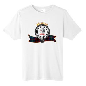 Hume Clan Tartan Crest Motto V Neck Tall Fusion ChromaSoft Performance T-Shirt