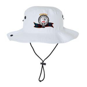 Hume Clan Tartan Crest Motto V Neck Legacy Cool Fit Booney Bucket Hat