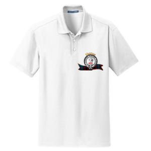 Hume Clan Tartan Crest Motto V Neck Dry Zone Grid Polo