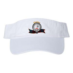 Hume Clan Tartan Crest Motto V Neck Valucap Bio-Washed Visor