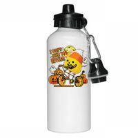 Halloween Costume Team Candy Corn I DonT Like You Either Aluminum Water Bottle