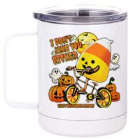 Halloween Costume Team Candy Corn I DonT Like You Either 12 oz Stainless Steel Tumbler Cup