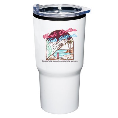 Heads Carolina Tails California Country Cowgirl Cowboy Tumbler