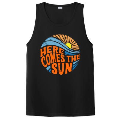 Here Comes The Sun  Beach  Summer Vacation PosiCharge Competitor Tank