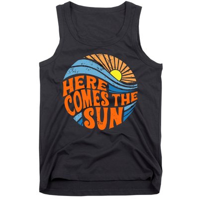 Here Comes The Sun  Beach  Summer Vacation Tank Top