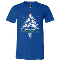 Horse Christmas Tree For Horse Lovers Xmas Gift V-Neck T-Shirt