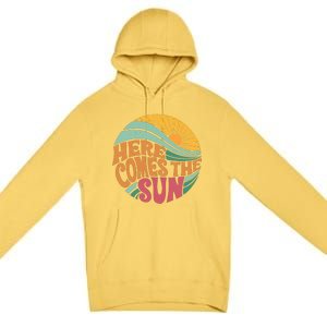 Here Comes The Sun Summer Vacation Premium Pullover Hoodie