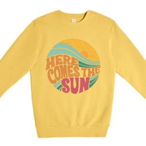 Here Comes The Sun Summer Vacation Premium Crewneck Sweatshirt