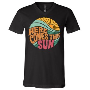 Here Comes The Sun Summer Vacation V-Neck T-Shirt