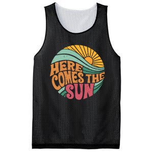 Here Comes The Sun Summer Vacation Mesh Reversible Basketball Jersey Tank