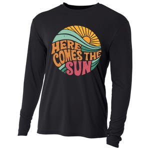 Here Comes The Sun Summer Vacation Cooling Performance Long Sleeve Crew