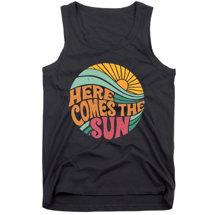 Here Comes The Sun Summer Vacation Tank Top