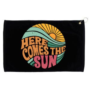 Here Comes The Sun Summer Vacation Grommeted Golf Towel