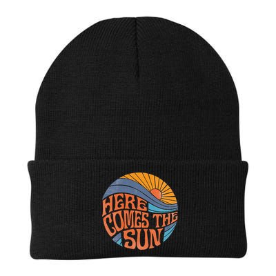 Here Comes the Sun Vintage Retro Sixties Surf Summer Beach Beanie