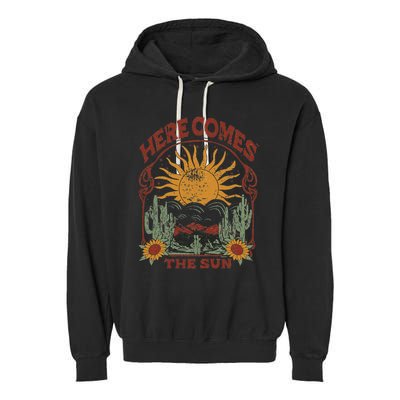 Here Comes The Sun Garment-Dyed Fleece Hoodie