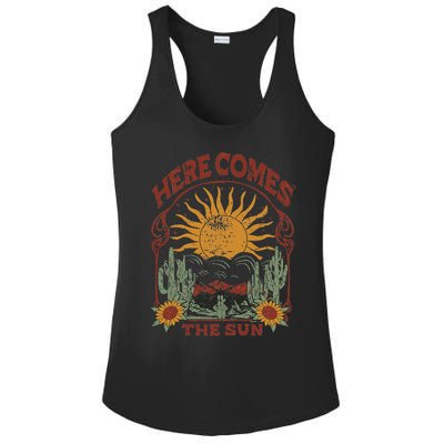 Here Comes The Sun Ladies PosiCharge Competitor Racerback Tank