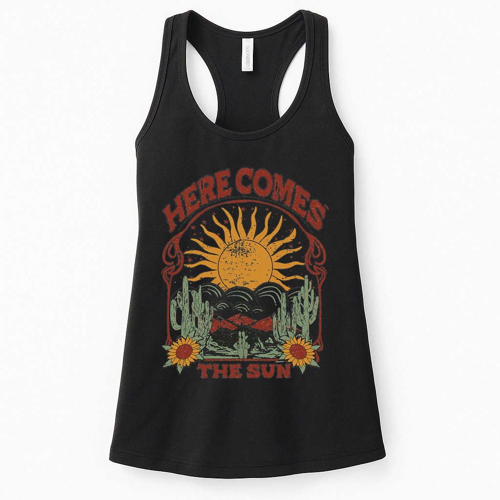 Here Comes The Sun Womens Tank Top