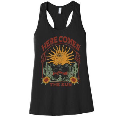 Here Comes The Sun Women's Racerback Tank