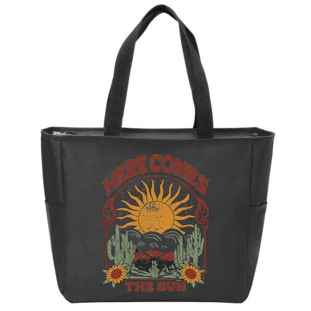 Here Comes The Sun Zip Tote Bag
