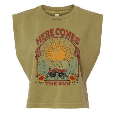 Here Comes The Sun Garment-Dyed Women's Muscle Tee