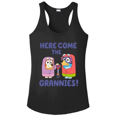 Here Come The Grannies Bluyye Grannies Ladies PosiCharge Competitor Racerback Tank