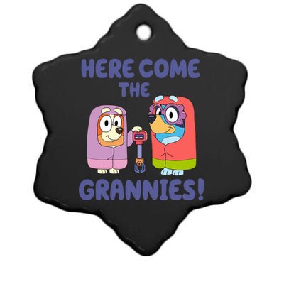 Here Come The Grannies Bluyye Grannies Ceramic Star Ornament