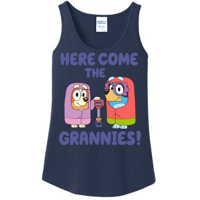 Here Come The Grannies Bluyye Grannies Ladies Essential Tank