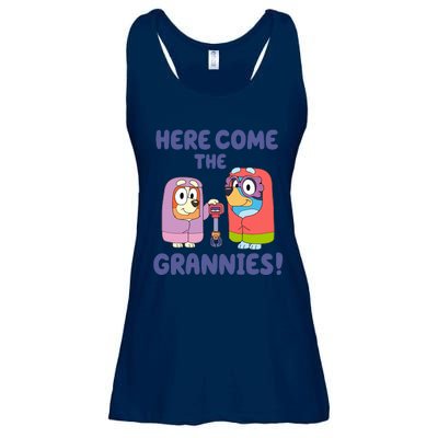 Here Come The Grannies Bluyye Grannies Ladies Essential Flowy Tank