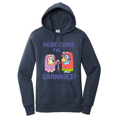 Here Come The Grannies Bluyye Grannies Women's Pullover Hoodie