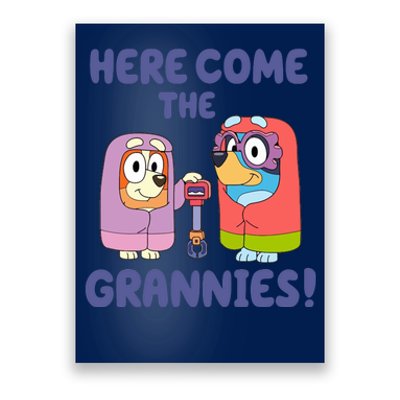 Here Come The Grannies Bluyye Grannies Poster