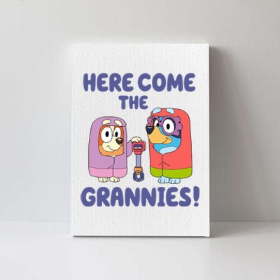 Here Come The Grannies Bluyye Grannies Canvas